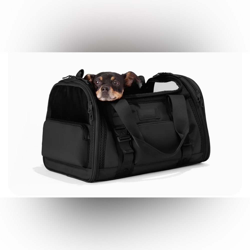 Dagne Dover Kyoto Black Pet Carrier Bag, Large